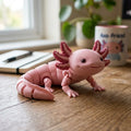 Articulated Axolotl - Cute Flexi 3D Printed Desk Toy