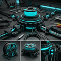 Modular Grid Cable Organizer | Desk Mastery